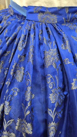 Falda Huertana Azul largo 105