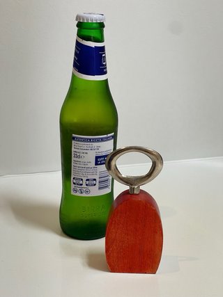 Apribottiglie vintage legno anni '80