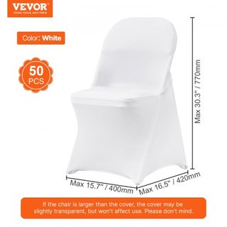 Cubiertas de Silla Plegables de Spandex Elástico, Cubierta de Silla Universal Ajustada, Fundas Protectores Removibles y Lavables, para Bodas, Vacaciones, Banquetes, Fiestas, Celebraciones, Comedor...