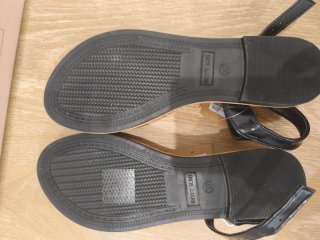 Sandalias Merry Scott Negras Mujer