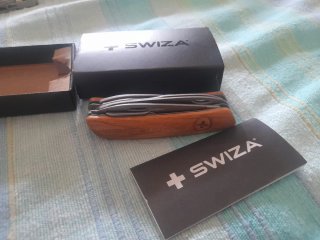 Coltellino SWIZA D10 manico legno