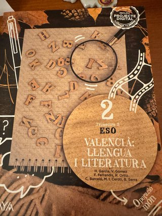 Valencià, Llengua i Literatura, 2 ESO, Operació...