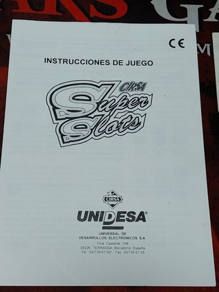 Manuales de Instrucciones Máquinas Arcade