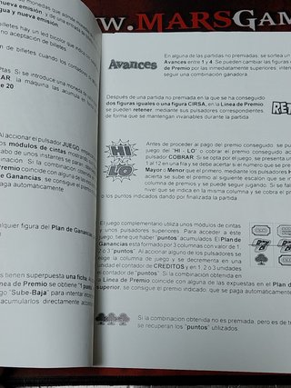 Manuales de Instrucciones Máquinas Arcade