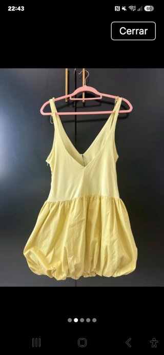 Vestito Zara Limón Taglia L