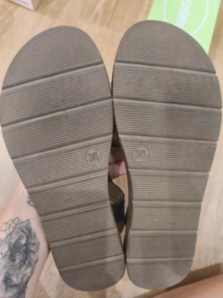 Sandalias negras mujer