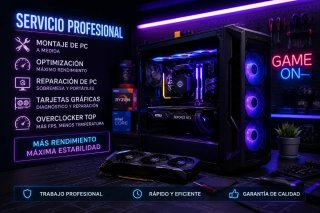 Montaje PC Gaming | Reparación | Overclock PRO