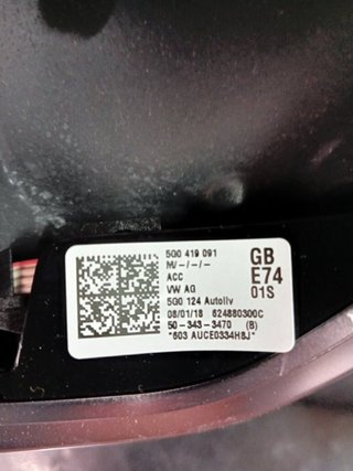Volante 5e0419091 skoda fabia combi * 95805
