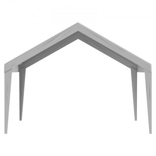 Cubierta de Reemplazo para Carport 13 x 20 pies, Carpa de Refugio Superior para Garaje, Lona Resistente al Agua y Protegida contra UV, Instalación Fácil con Bungee de Bola, Gris (Solo Cubierta Sup...