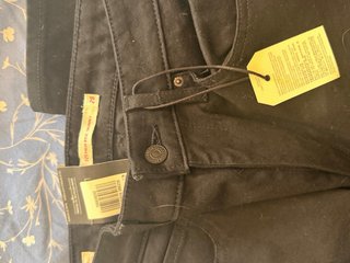 Levi's 721 Jeans Tiro Alto Skinny Negros