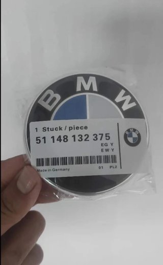 1 Anagrama BMW 82 mm. Capó