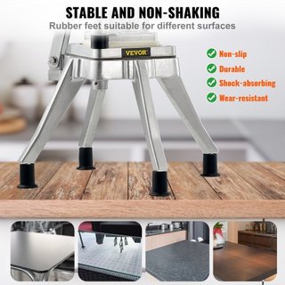 Cortador de Verduras y Frutas Comercial con Cuchilla de 0.64 cm, Dicer Profesional de Alimentos Pesado, Cortador de Papas Fritas Kattex, Cortador de Cebolla de Acero Inoxidable para Tomate, Pimien...