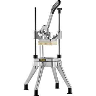Cortador de Verduras y Frutas Comercial con Cuchilla de 0.64 cm, Dicer Profesional de Alimentos Pesado, Cortador de Papas Fritas Kattex, Cortador de Cebolla de Acero Inoxidable para Tomate, Pimien...