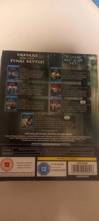 Harry Potter Blu-ray Años 1-7 Parte 1