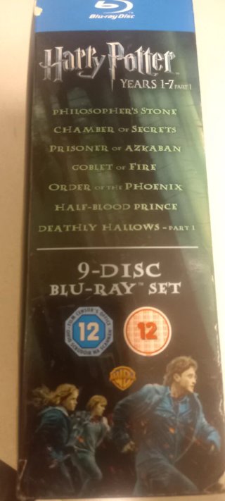 Harry Potter Blu-ray Años 1-7 Parte 1