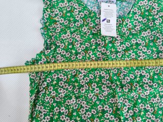 Blusa verde floral