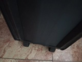Bolsa de deporte con ruedas azul y blanco