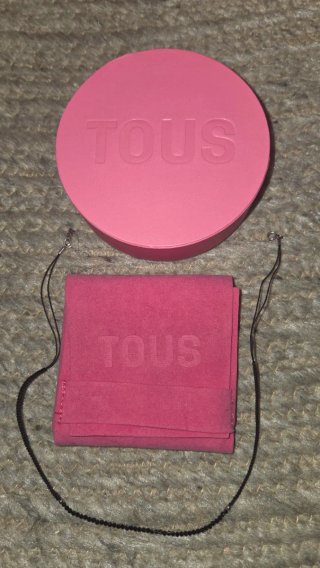 Collar Tous Espinelas Negras y Plata 925