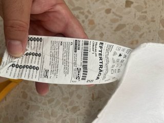 Toalla IKEA ticket eftertrada