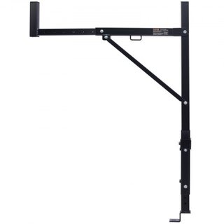Rack para Camiones, Rack de Escalera para Camiones Extensible de 19-34 pulgadas, Altura Ajustable de 38.6"-43.6", Rack de Escalera de Acero con Capacidad de 250 lbs para Camiones, Rack de Cama de ...