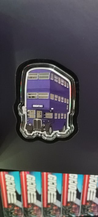 Moneda Plata Harry Potter Knight Bus 1oz