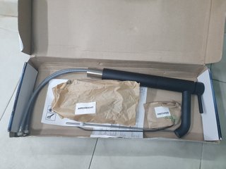 Grifo Monomando Negro Caño Alto