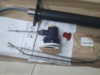 Grifo Monomando Negro Caño Alto