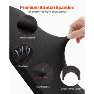 Cubiertas de Sillas Plegables de Spandex Elástico, Cubierta Frontal Arqueada Universal Ajustada, Fundas Protectores Removibles y Lavables, para Bodas, Vacaciones, Banquetes, Fiestas, Celebraciones...