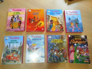 8 llibres castellà/català col.lecció Tea Stilton
