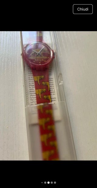 Orologio Swatch SPQR Rosso Giallo