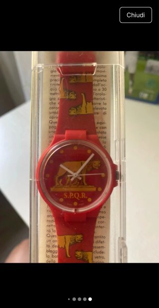 Orologio Swatch SPQR Rosso Giallo