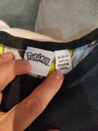 Pijama polar Pikachu niño/niña 9 años