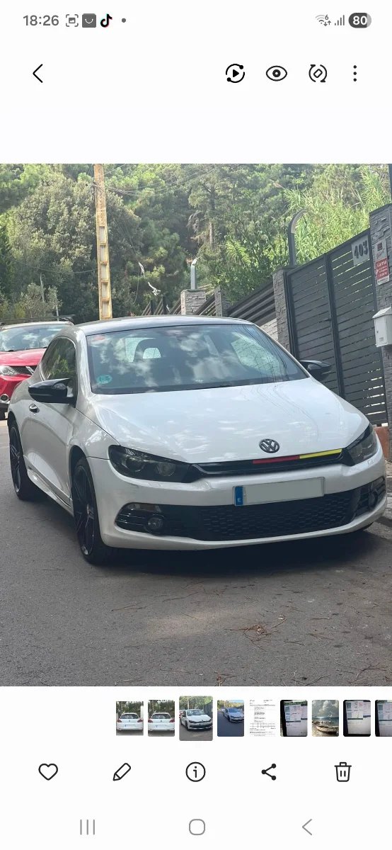 Volkswagen Scirocco 2009 bixenon llantas discos et - foto 1
