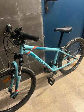 Bicicleta Rockrider ST 500 Azul Niños