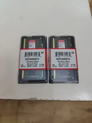 2x 16GB DDR4 Kingston KCP426SS8/16