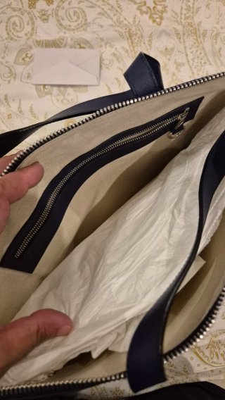 Portadocumentos LOEWE Piel Azul Nuevo