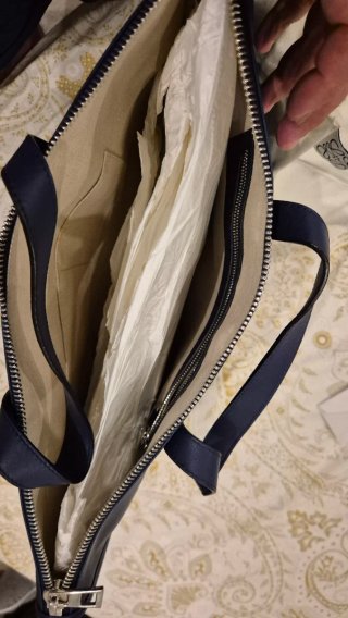 Portadocumentos LOEWE Piel Azul Nuevo