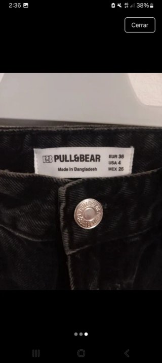 Jeans rectos negros