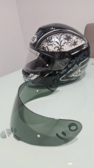Casco Shoei Raid II Trival + Visera Ahumada