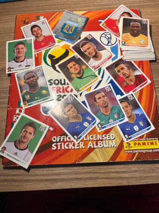 Cromos Panini Mundial Sudáfrica 2010  Cambio cromo