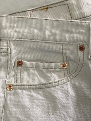 Pantalón Vintage Levi’s 501 W33/L36  Blanco (1990)
