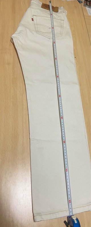 Pantalón Vintage Levi’s 501 W33/L36  Blanco (1990)