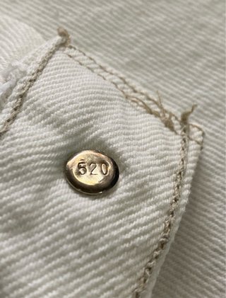 Pantalón Vintage Levi’s 501 W33/L36  Blanco (1990)