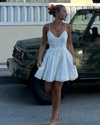 Vestido popelín vuelo