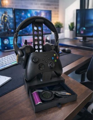 Soporte Auriculares, Mando y Bandeja Xbox,ps4,ps5