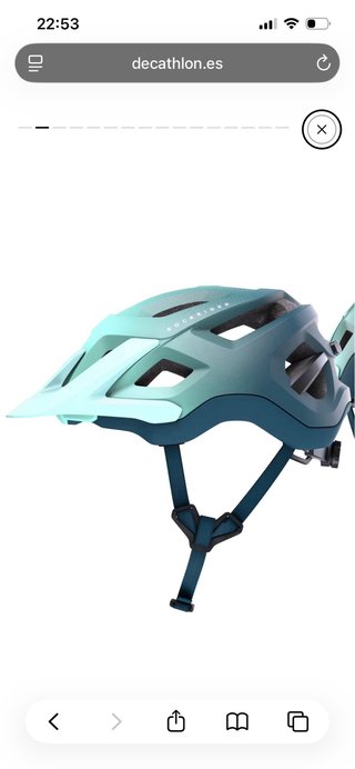 Casco Rockrider ST 500 MTB Niños Azul