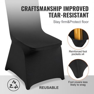 Cubiertas de Silla Plegable de Spandex Elástico, Cubierta de Silla Ajustable Universal, Fundas Protectores Lavables y Removibles, para Bodas, Vacaciones, Banquetes, Fiestas, Celebraciones, Comedor...