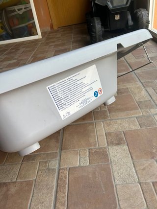 Bañera infantil gris