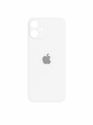 Cristallo posteriore bianco per iPhone 12
