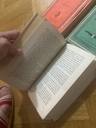 12 Libros Antiguos Inglés Albatros 1930. Sobrecubi